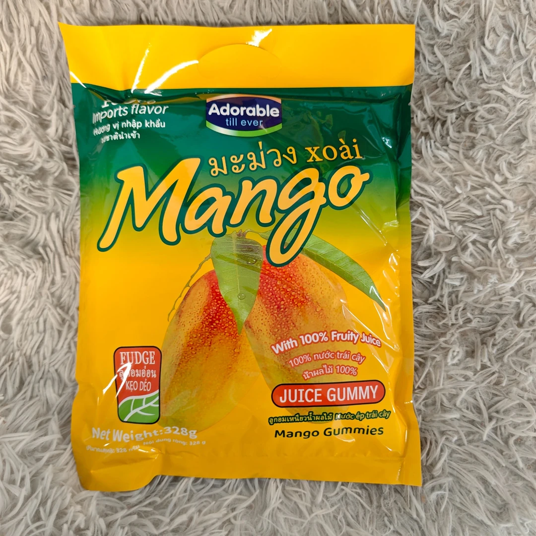 韩式芒果味QQ糖果汁软糖