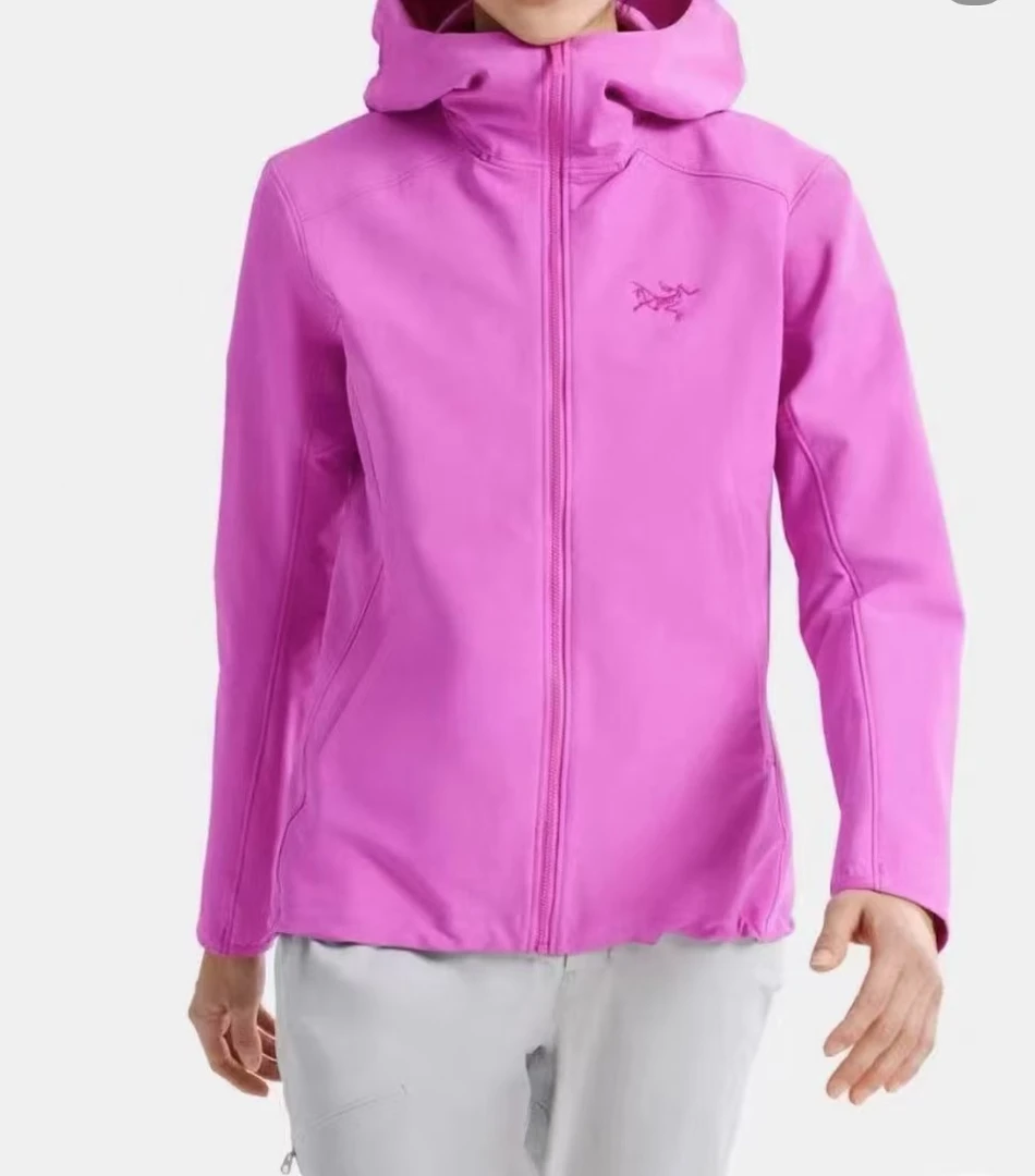 【珺野】GAMMA（伽马）Hoody休闲舒适防风软壳连帽户外冲锋衣女款5