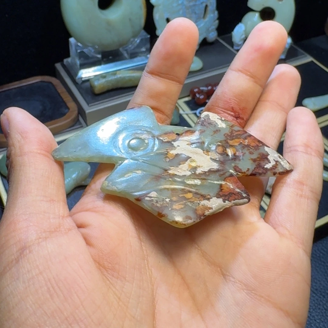 威***斯玉玉摆件兽面器形