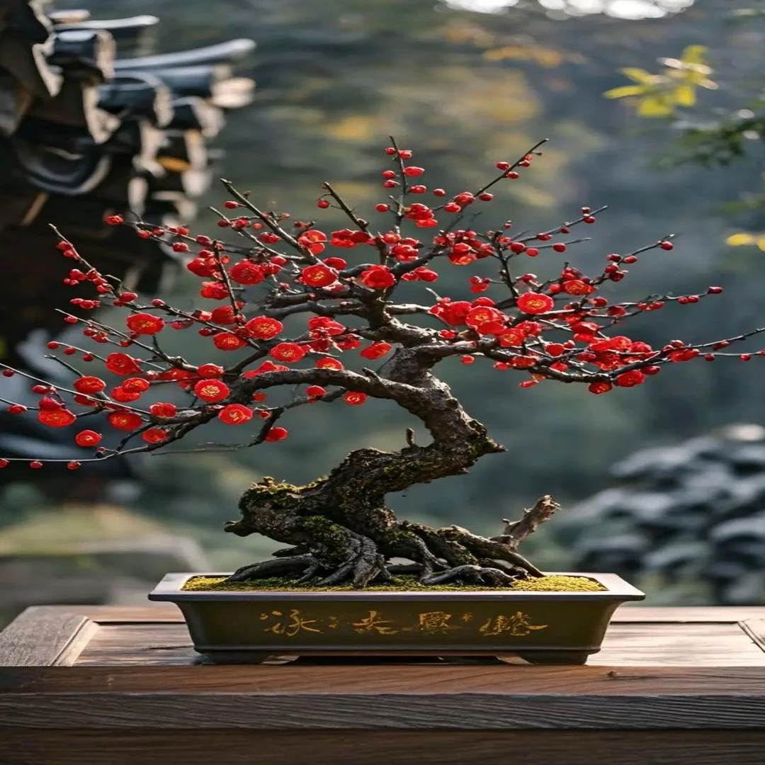 梅花盆景/当年开花/傲雪寒梅