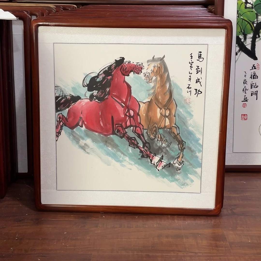国画带框尺寸63*63厘米