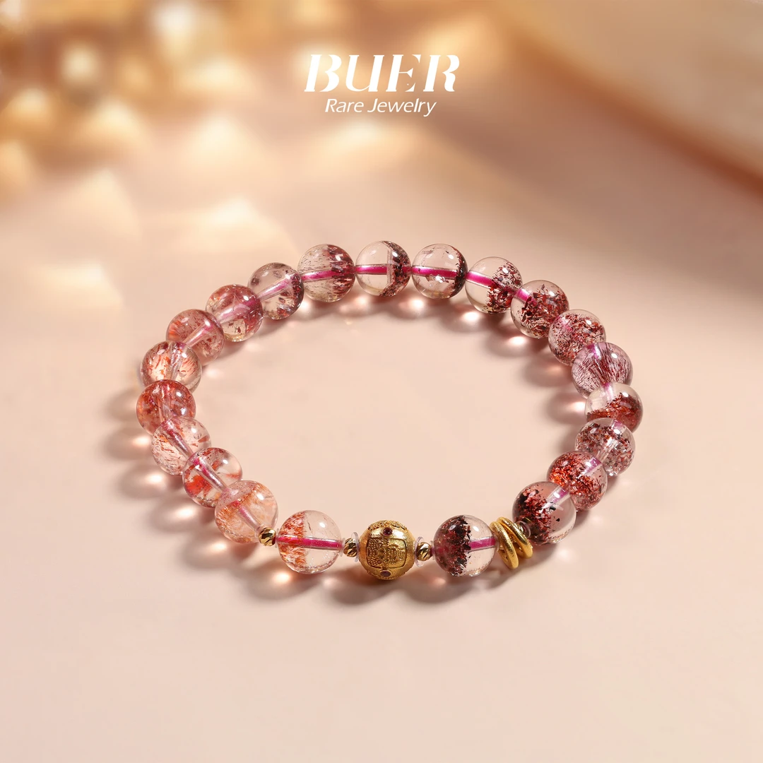 【不二】超七18k金DIY单圈手串8mm+