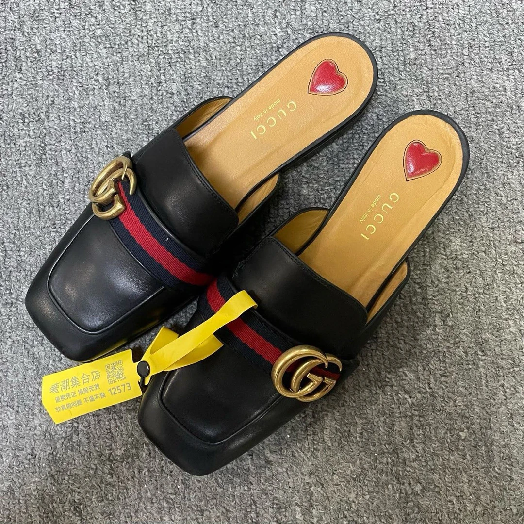 95新 GUCCI/古驰 Princetown 舒适日常休闲单鞋 36码/12573
