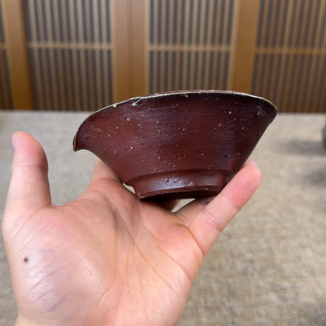 铃木黄弌 备前烧公道杯