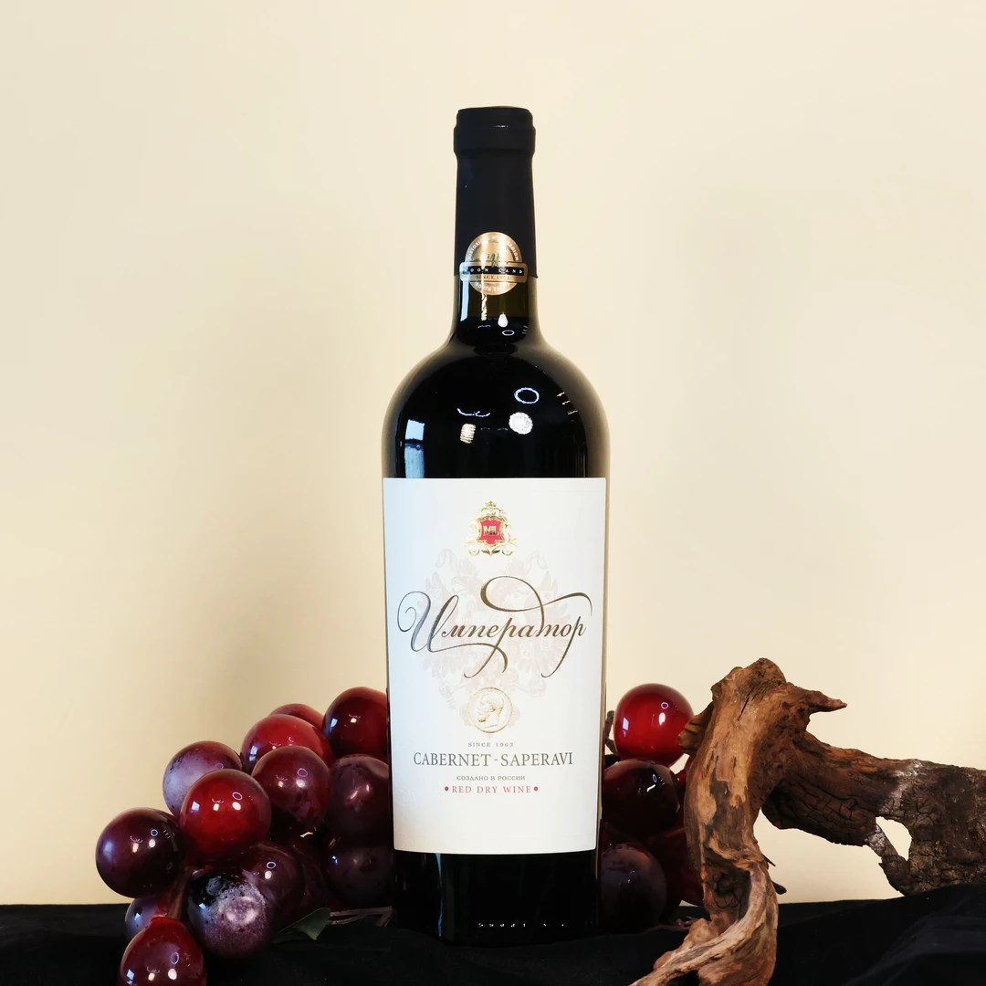 【 俄罗斯进口】木莱特 皇帝赤霞珠萨佩拉维干红葡萄酒14度750ml*1