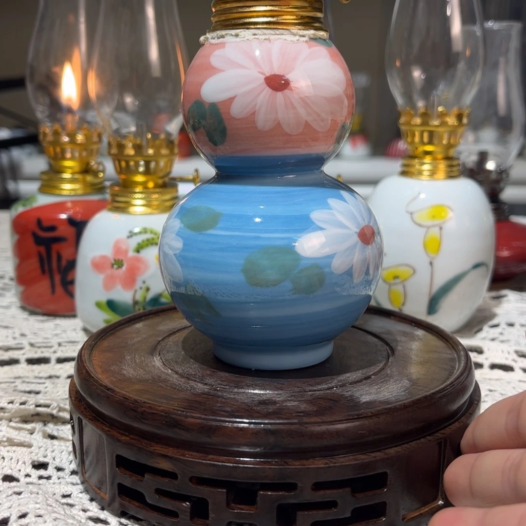 摆件景德镇陶瓷香薰灯