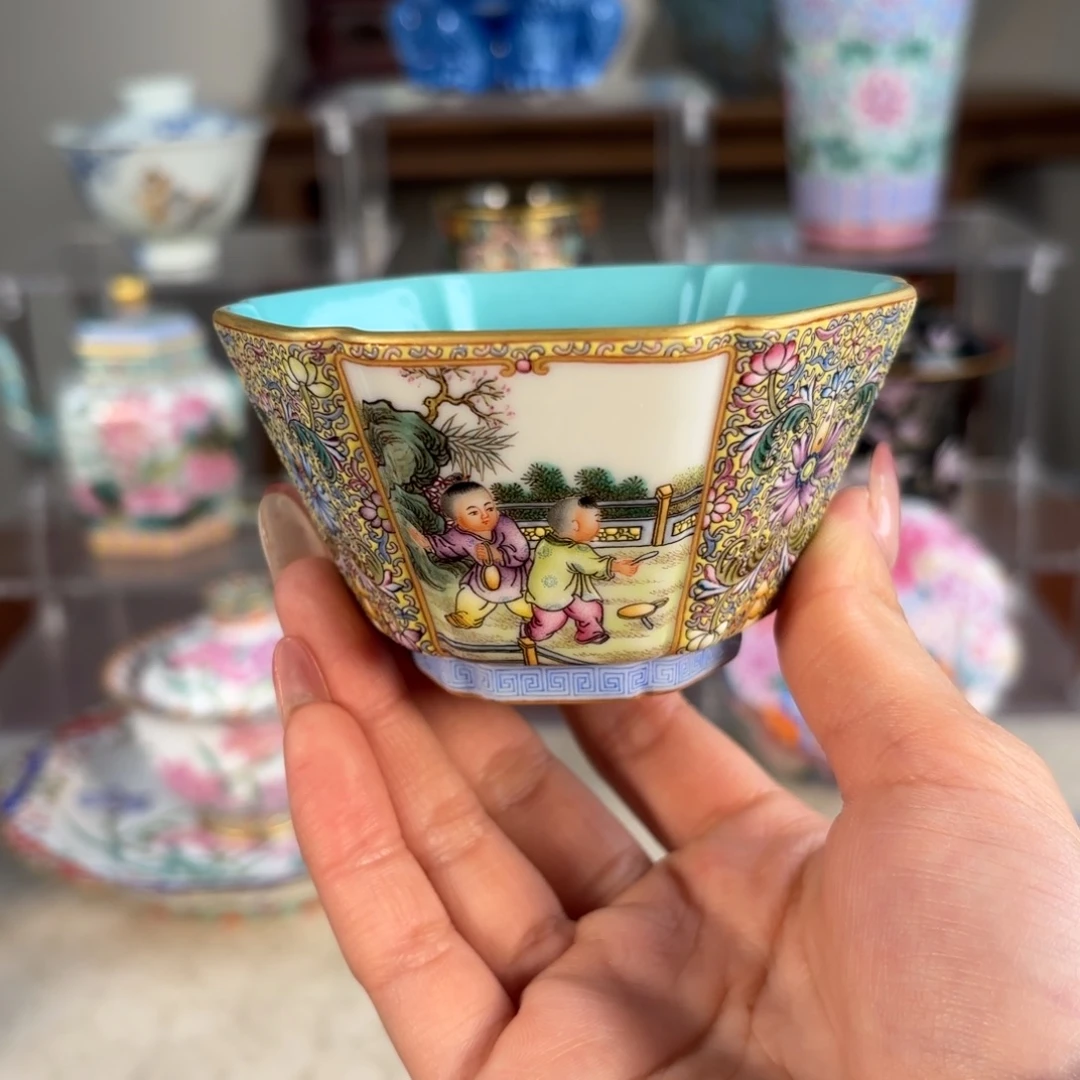纯手工手绘 高端茶器