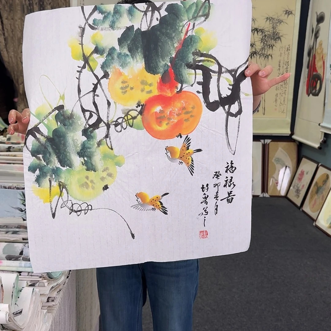 纯手绘国画作品好好看