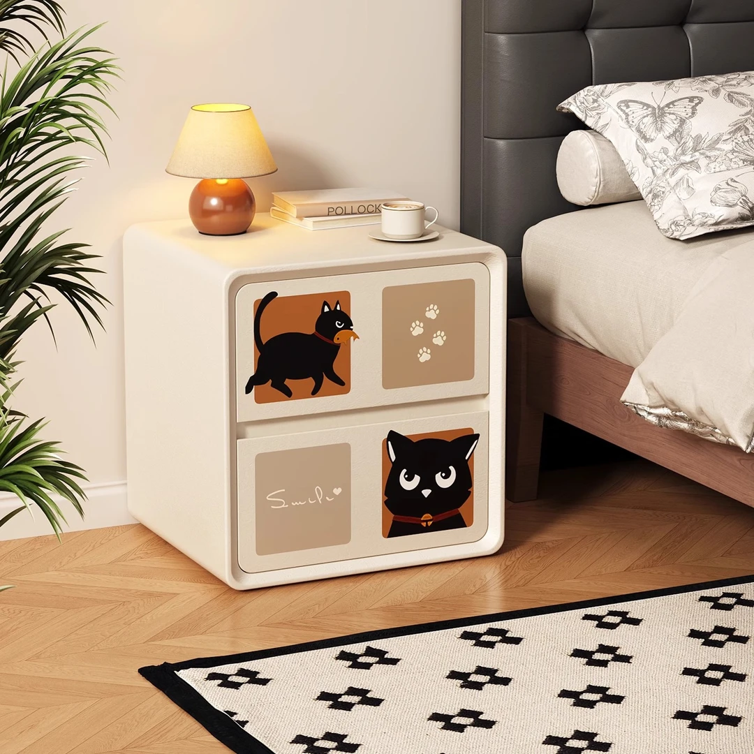 床头柜家用卧室2025柜子小型轻奢感实木收纳简易实木小柜子主卧柜