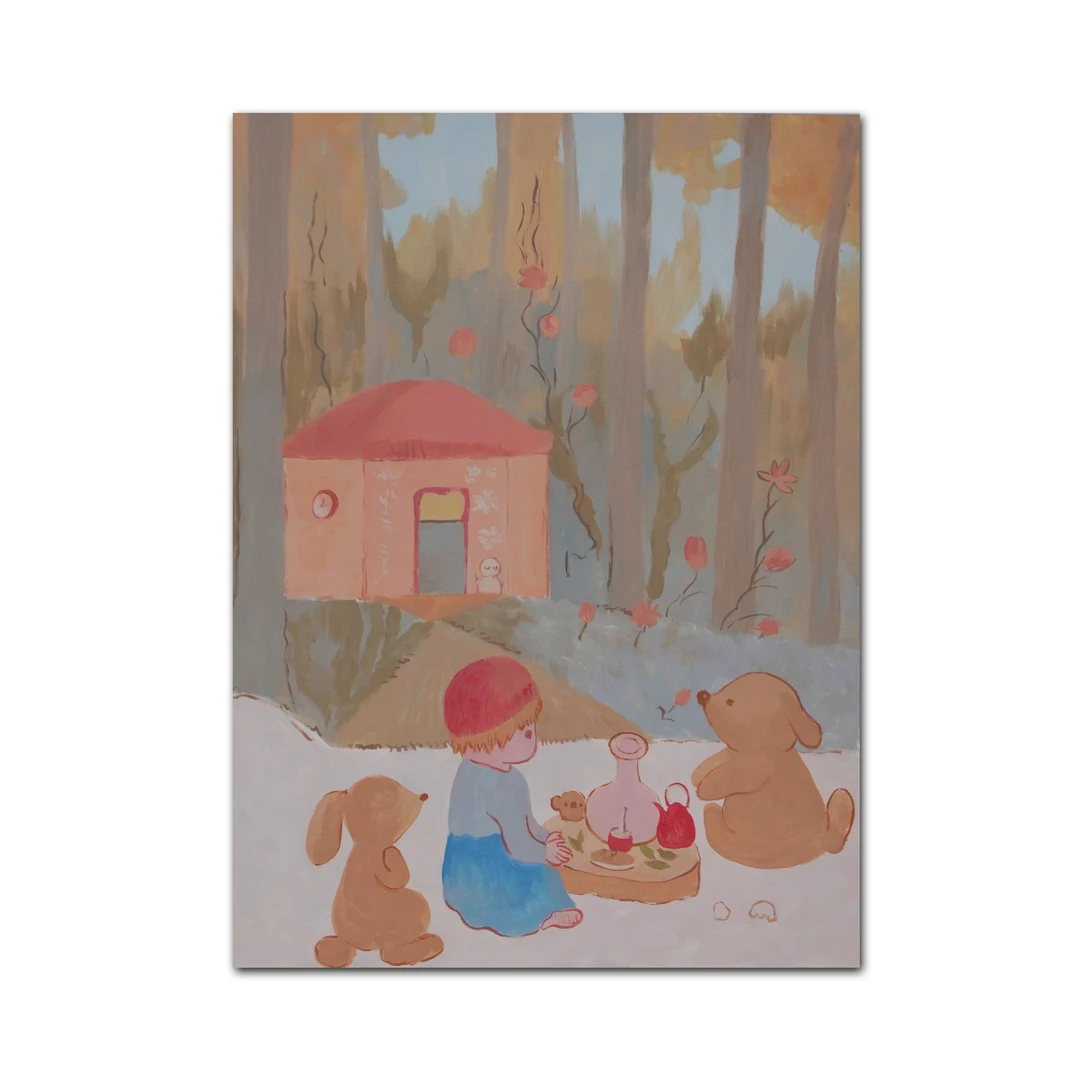【童话小家4】 “60*80” No.303 纯手绘装饰画