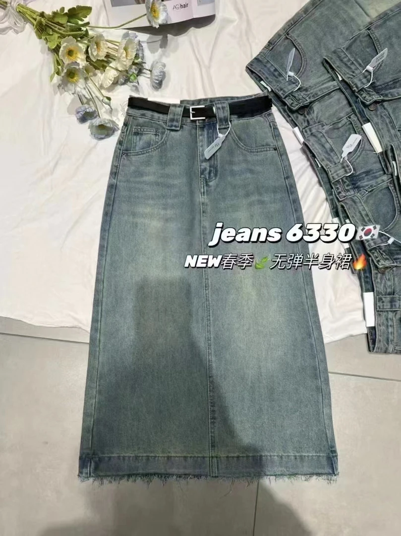 晓孟服饰春季爆款半身裙7813