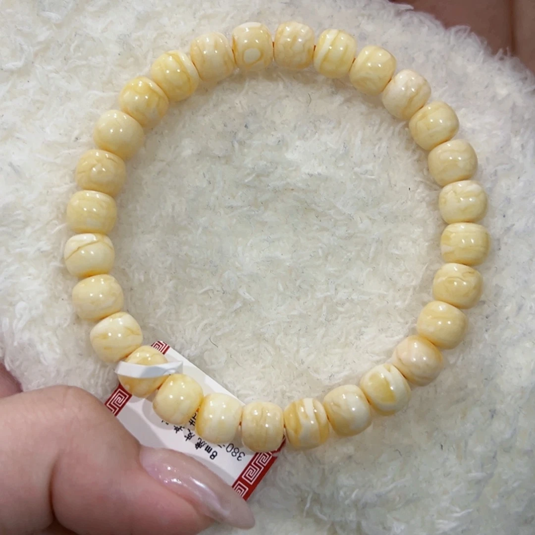 蜜蜡手链未镶嵌ﻬ****8m虎皮