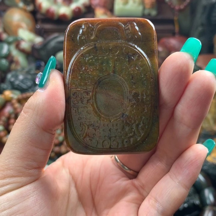 岫岩河磨玉（透闪石质玉）把件未镶嵌