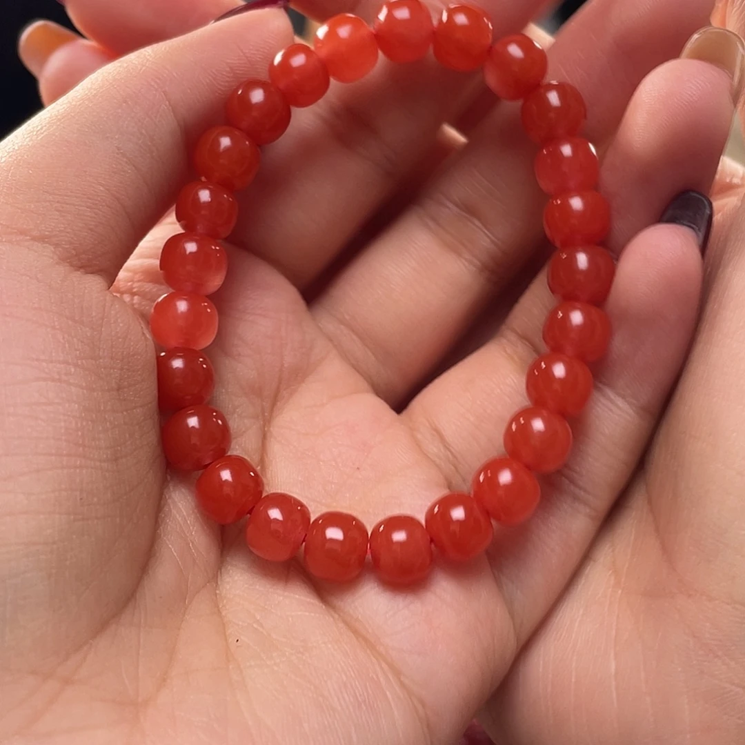 l***k南红玛瑙未镶嵌颈饰