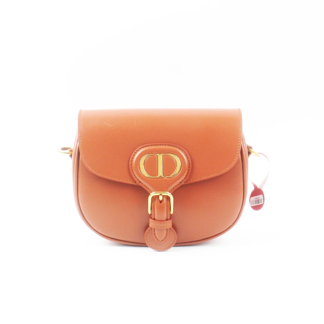 95新 DIOR/迪奥 77672B 棕色Bobby小号单肩斜挎包肩包