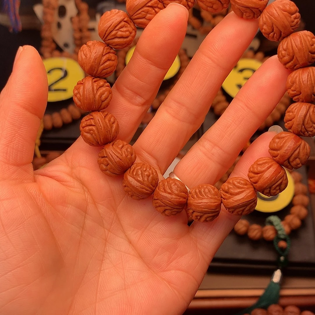 桃核手串荔枝新品15