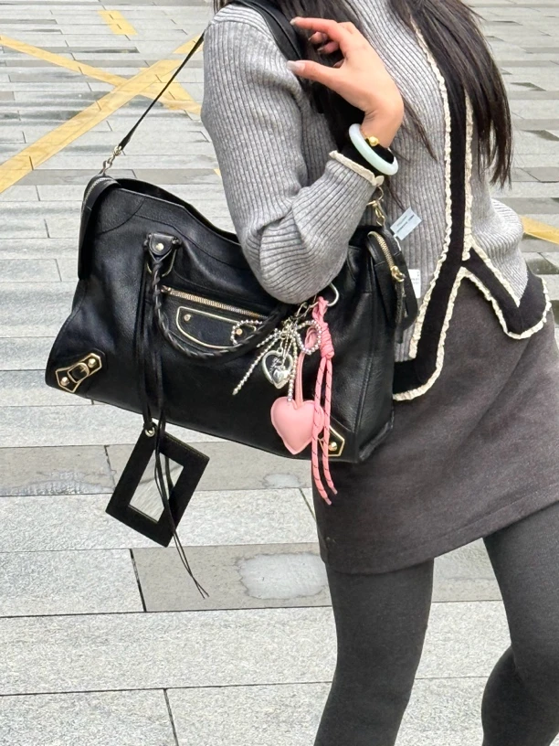 95新 Balenciaga/巴黎世家 巴黎世家机车包