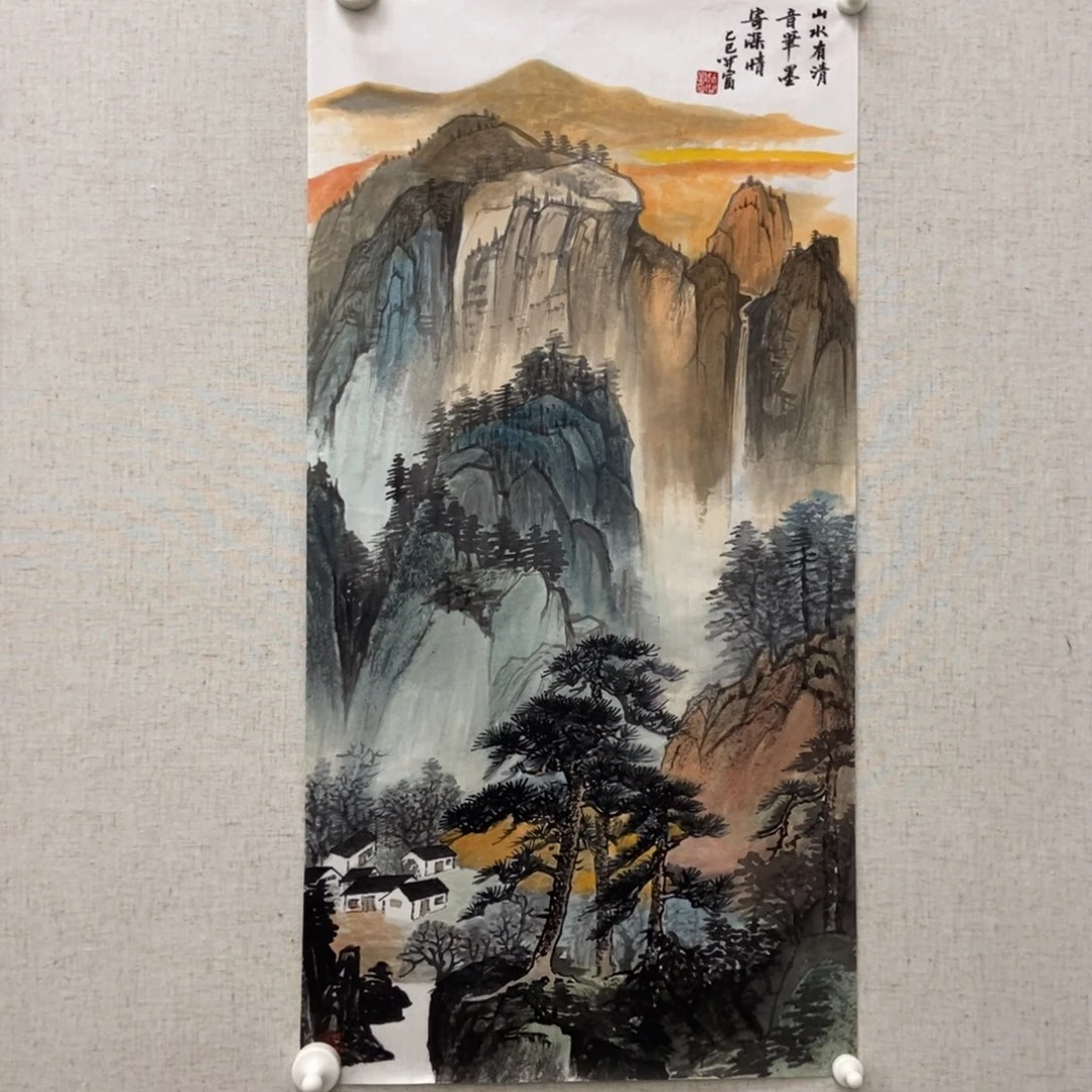 固***河国画墨鱼精品墨鱼精品
