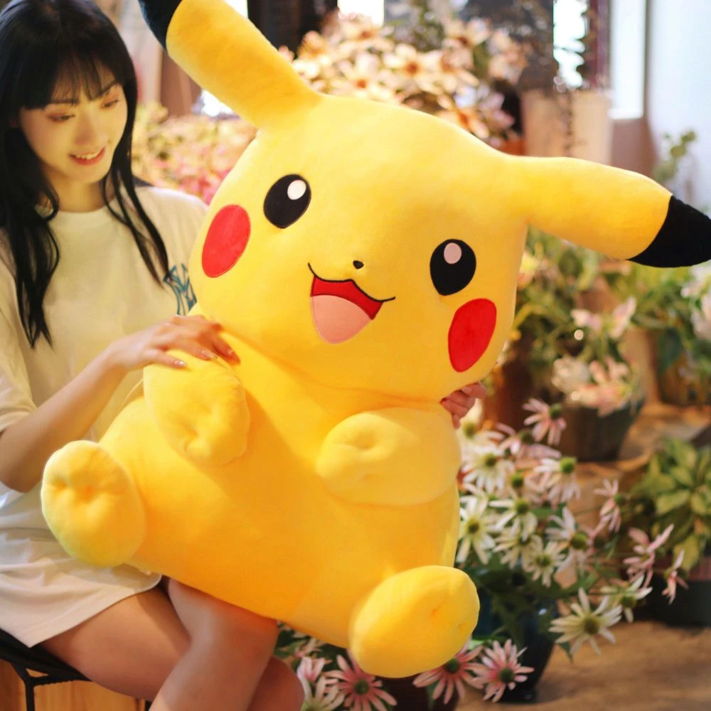 超萌皮卡丘毛绒公仔精灵宝可梦玩偶可爱布娃娃抱枕生日礼物