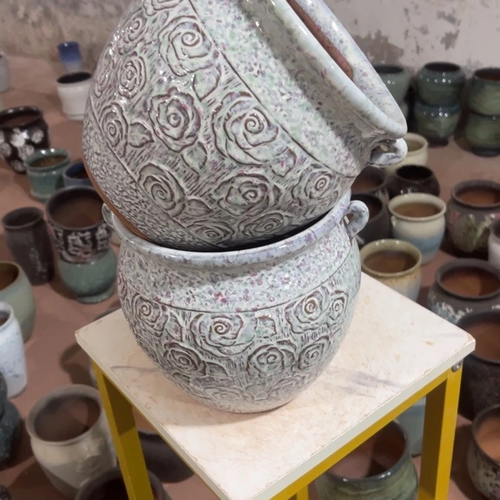 花盆紫砂口径20高度20两只正品