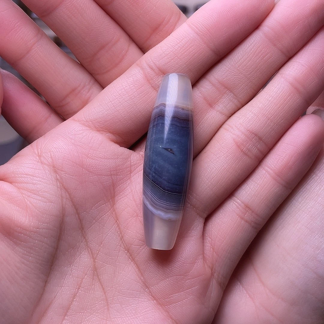 嘎***措玛瑙/玉髓未镶嵌颈饰