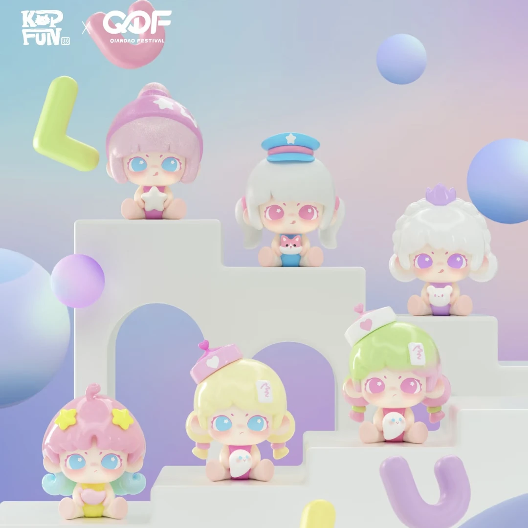 LANCY LULU自由是不被定义的彩色系列潮玩盲盒萌粒