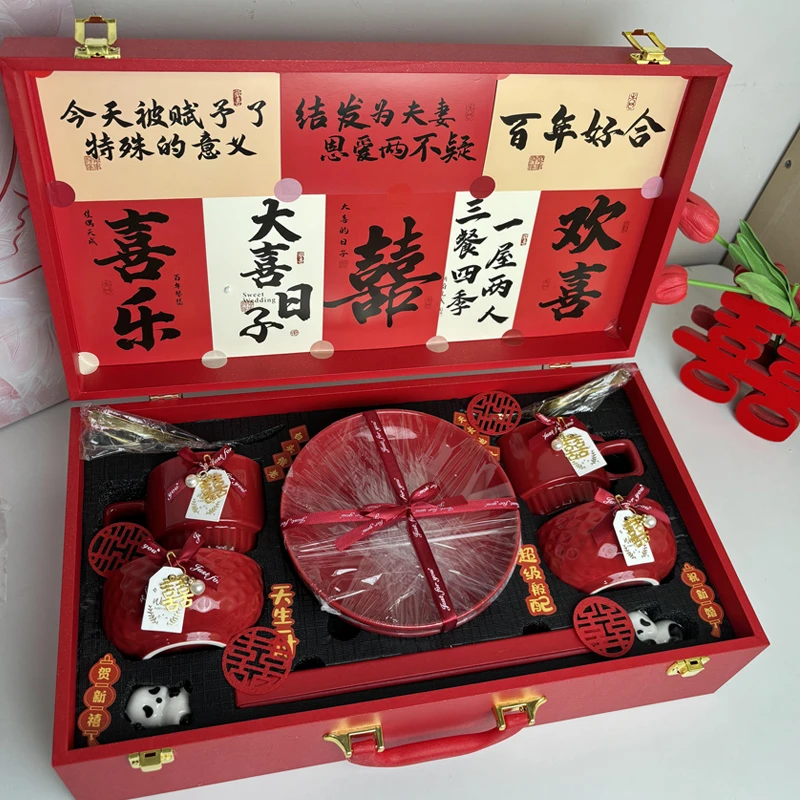 新婚礼物送新娘碗筷餐具套装实用订婚结婚礼品新人闺蜜乔迁创意