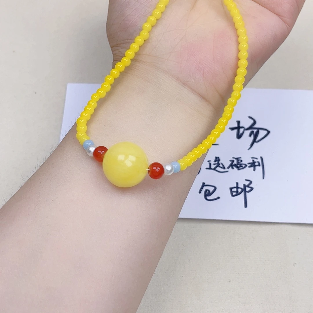手饰针钠钙石银S925镀金镶嵌