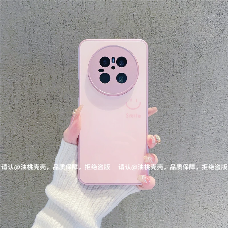 （华为Mate70系列）金属漆玻璃壳适用华为Mate70/Pro/Pro+手机壳潮