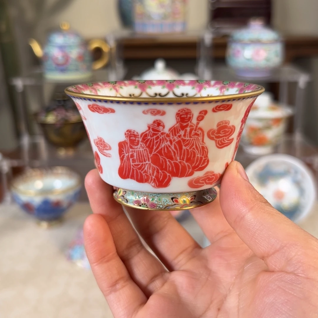 纯手工手绘 高端茶器