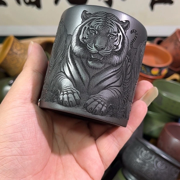 茶杯紫砂全手工紫砂主任杯