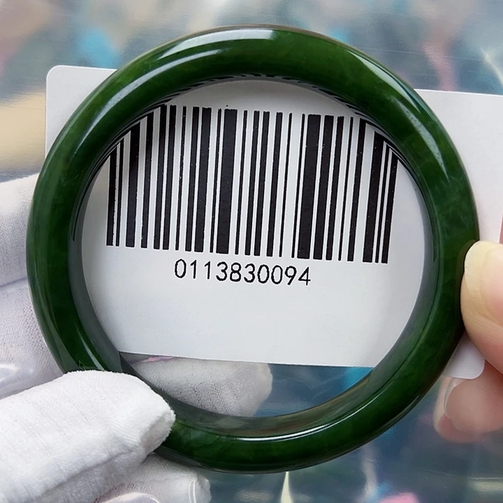 和田玉未镶嵌手镯包容5960