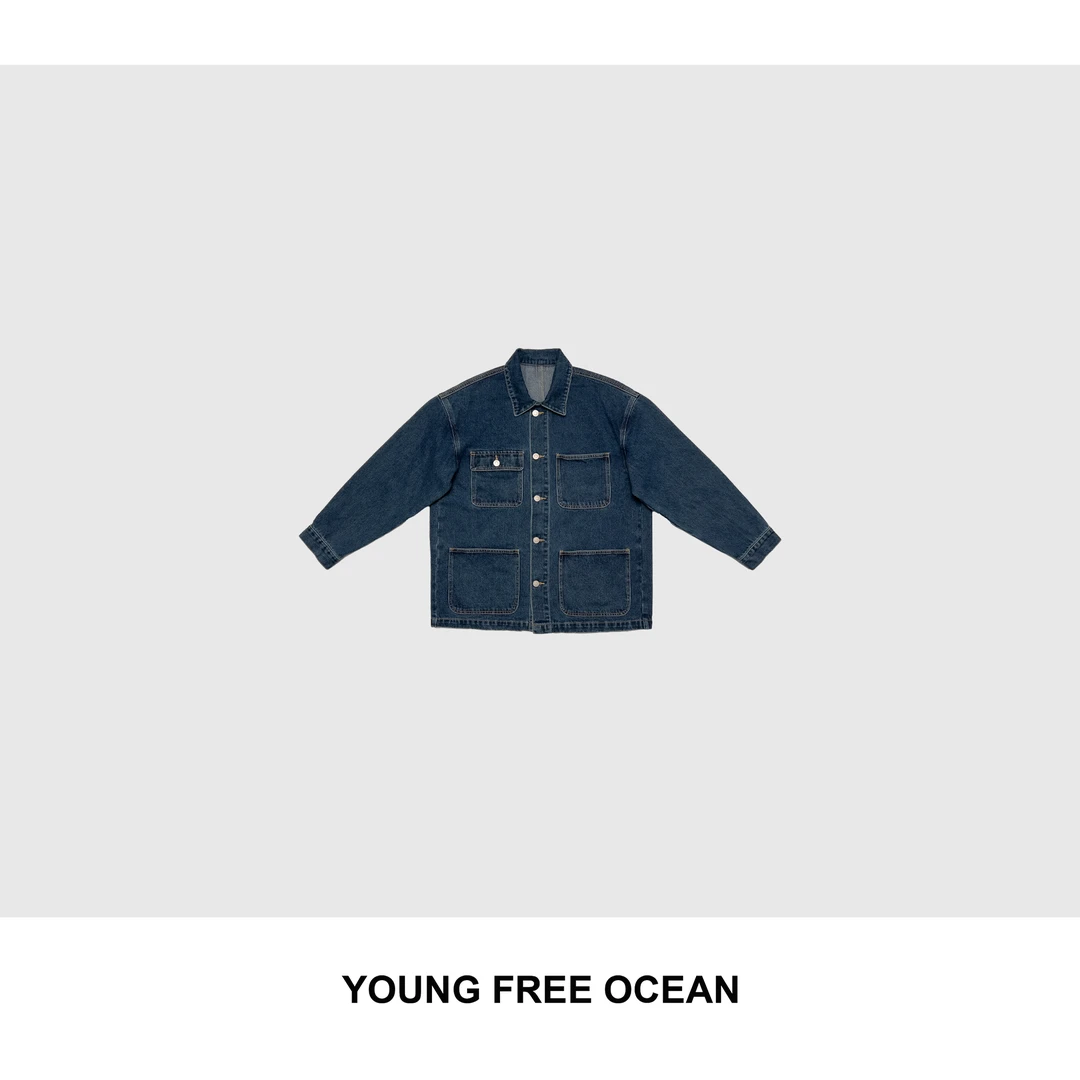 YOUNG FREE OCEAN2025春款 伐木工牛仔外套S78823