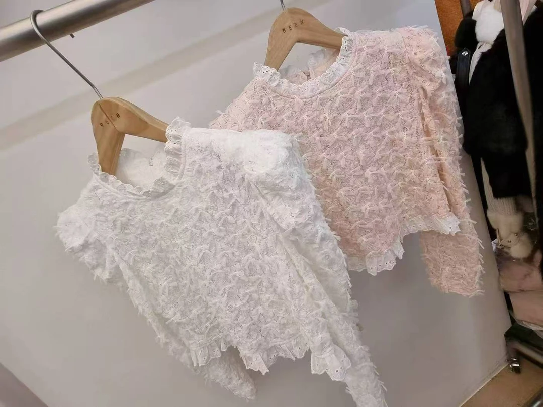 （no退no换）东大门代购蕾丝上衣