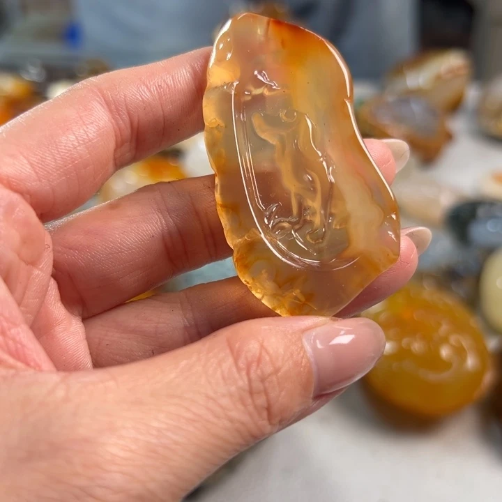 玛瑙/玉髓吊坠(不含链)未镶嵌