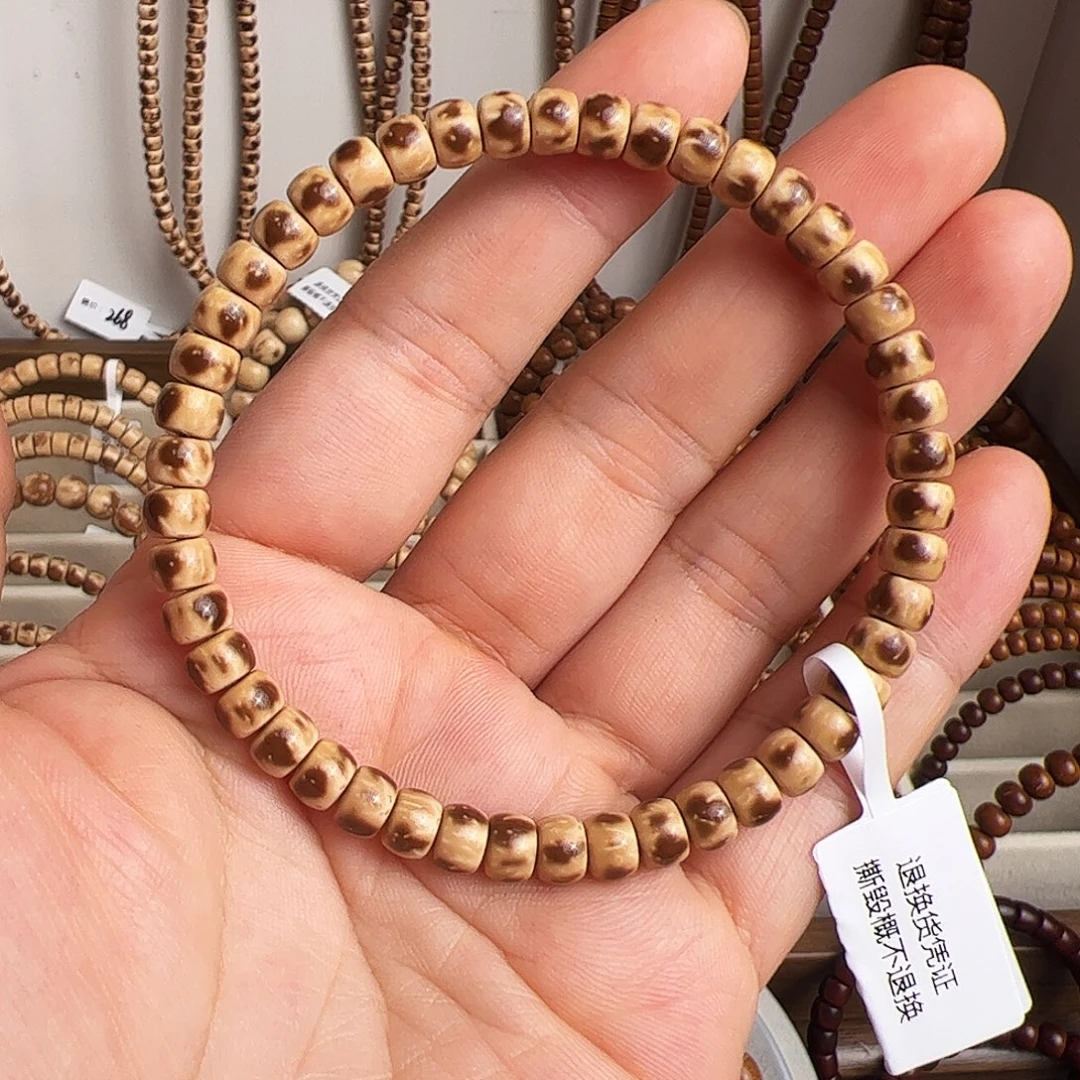 紫金鼠手串紫金鼠鼠尖纯肉单圈手串6*4.4