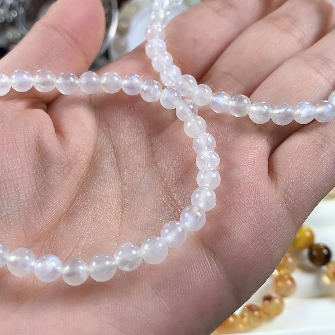 水晶手串未镶嵌蓝月光