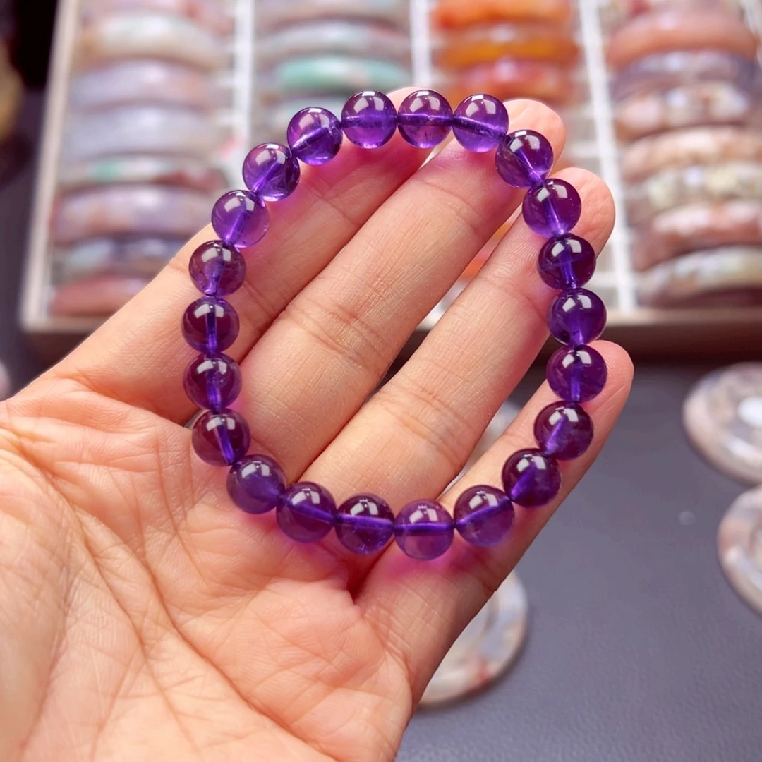 未镶嵌手链紫晶8