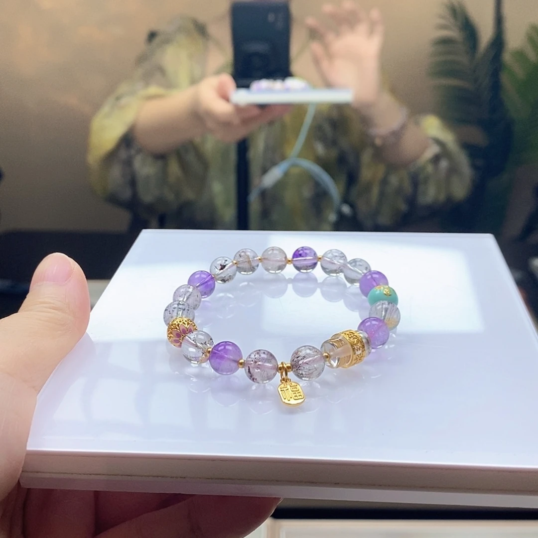 银S925镶嵌手链水晶