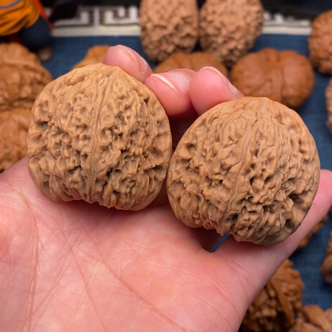 文玩核桃把件37全品全家福高炮丑南疆