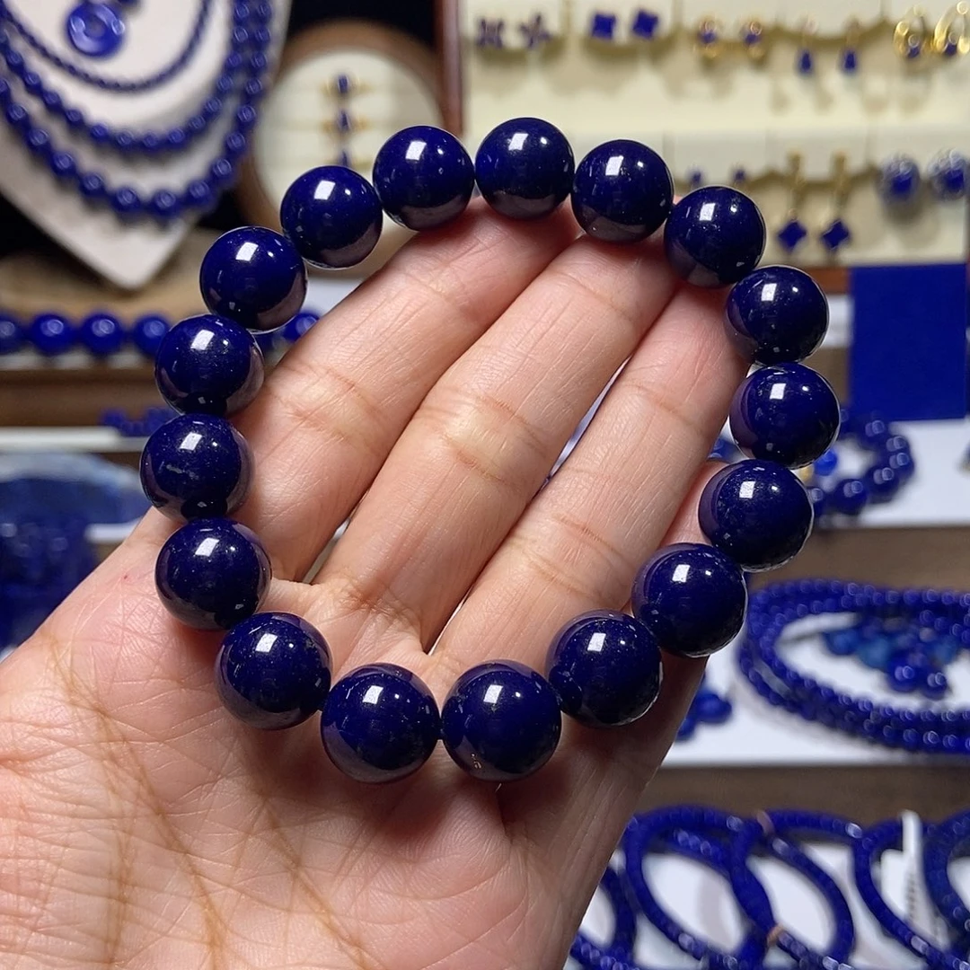 卢***卢青金石未镶嵌单圈手串12mm+