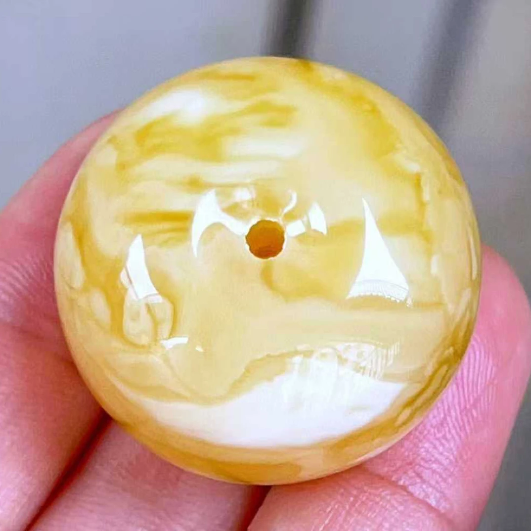 男士蜜蜡平安扣吊坠