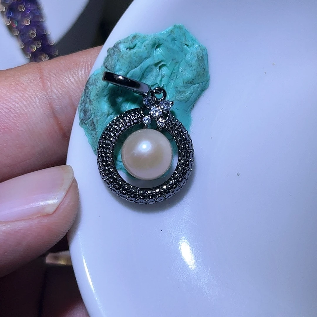 淡水珍珠未镶嵌吊坠(不含链)06