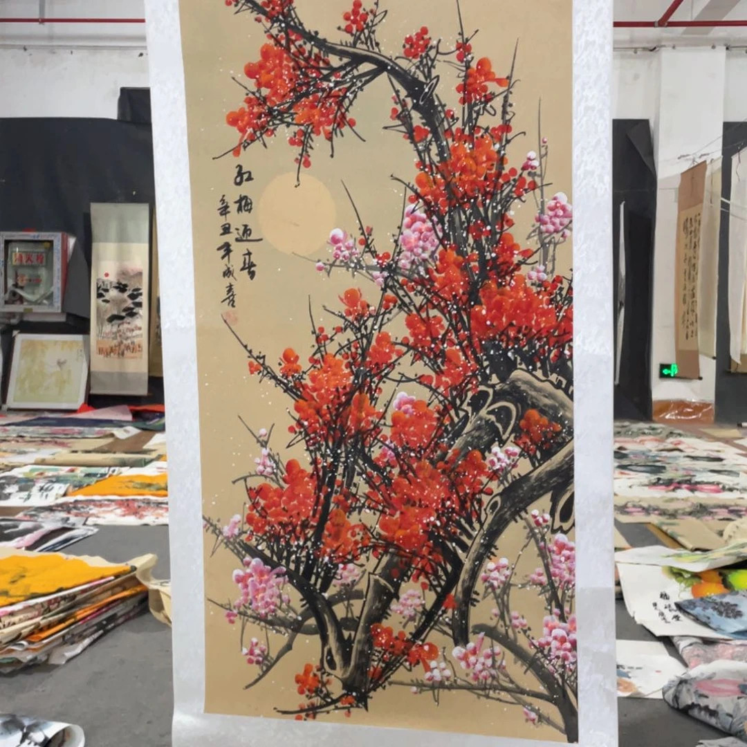 国画国画作品画心一张