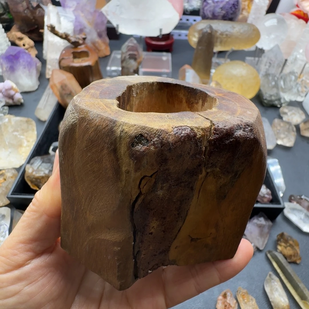 炫***咪石材木头底座福利