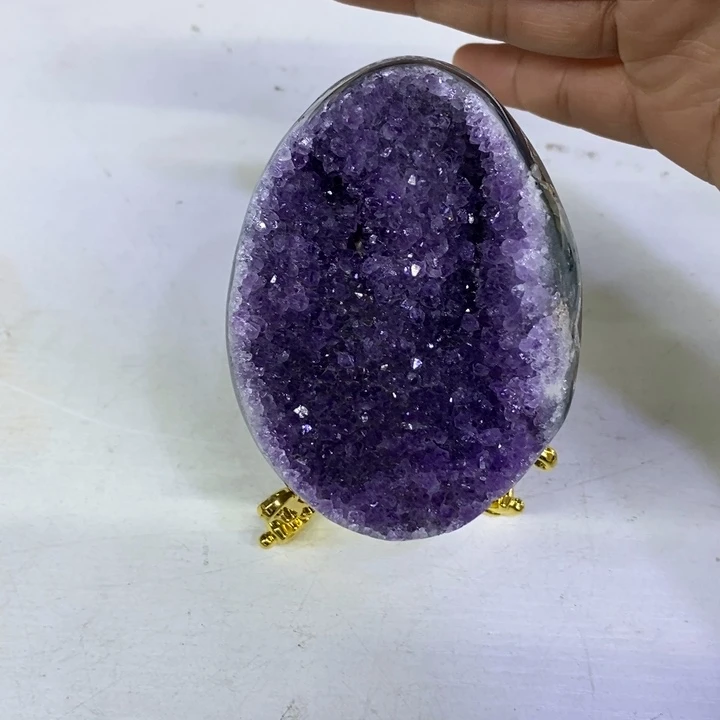 摆件未镶嵌紫晶莹