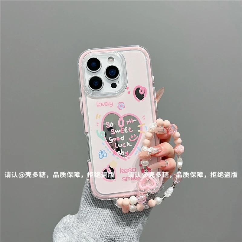 炫彩镜面适用苹果16/iPhone/华为荣耀/OPPO/小米手机壳pura70爆款