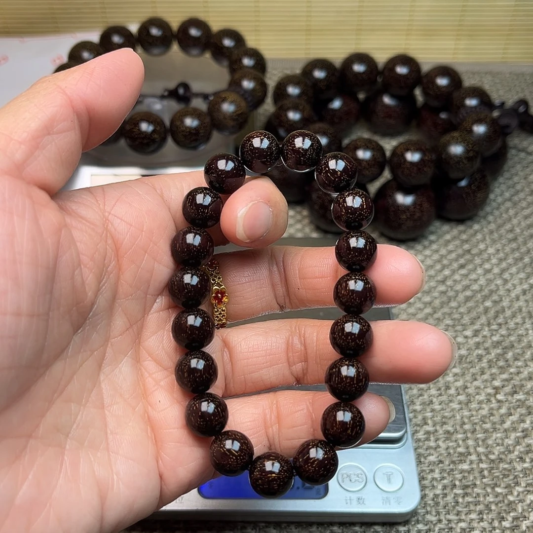 檀香紫檀（小叶紫檀）1.0 19颗 爆星