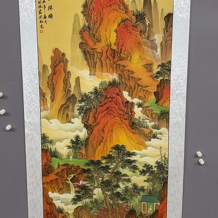国画纯手绘国画山水画闪购链接