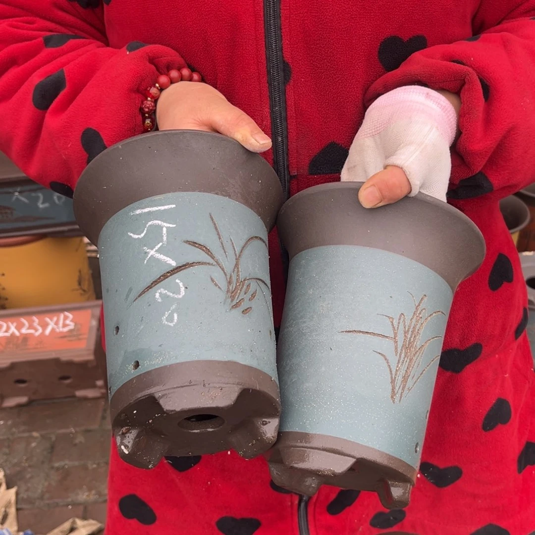 紫泥花盆紫砂花盆